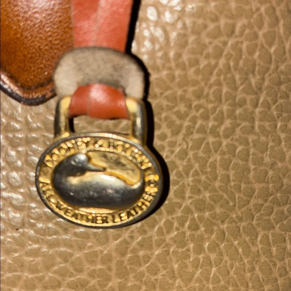 Dooney & Bourke Olive and‎ Brown Leather Satchel